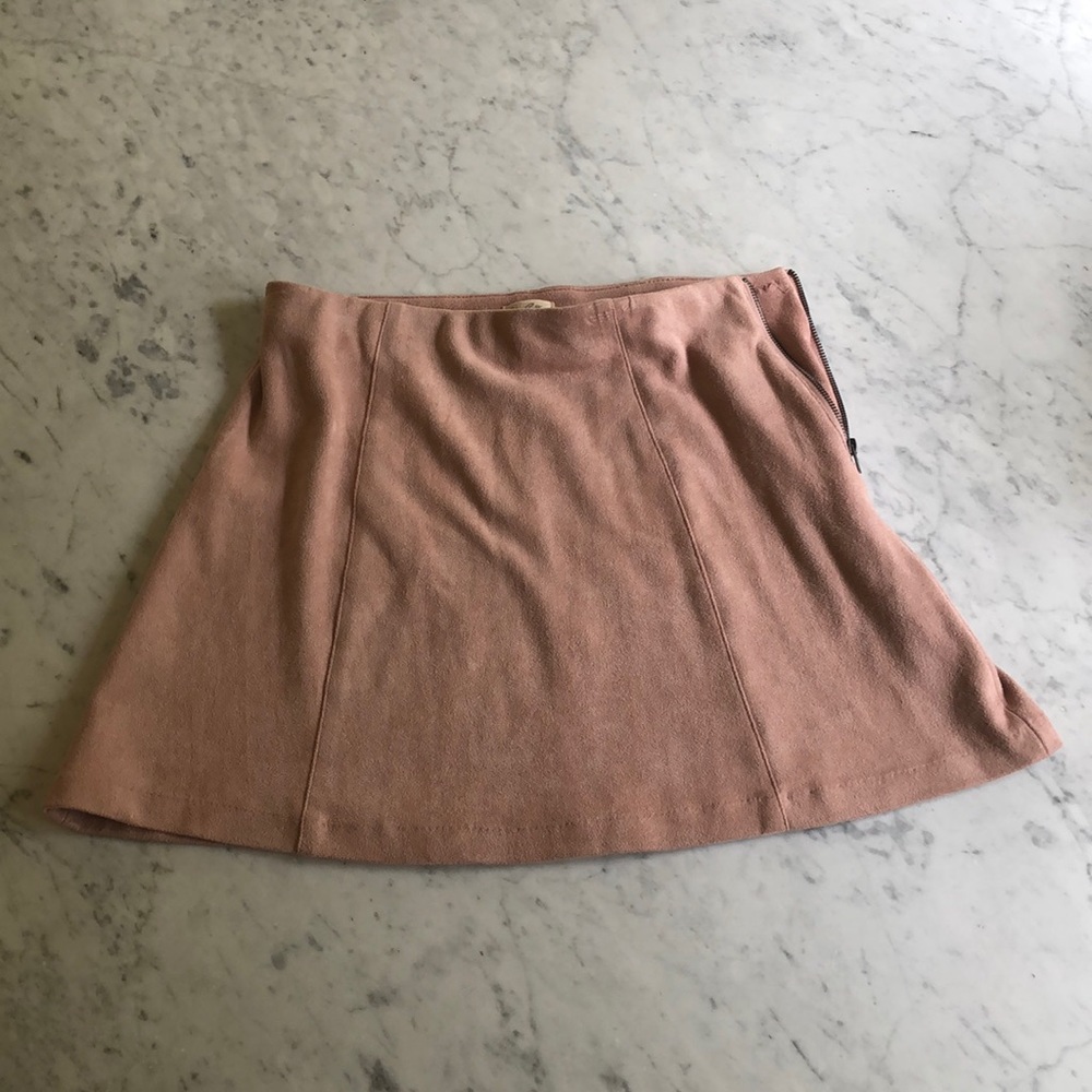 baby pink skirt